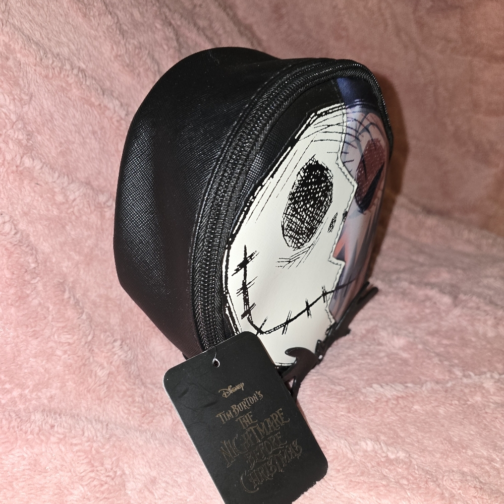 🎃👻 Disney Bioworld Jack Skellington Makeup Bag – NWT! 👻🎃 - Picture 3 of 6